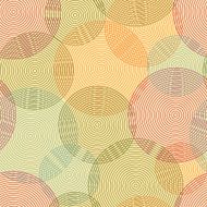Abstract seamless background of rings
