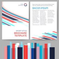 Vector Sport Style Brochure Template