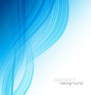 Abstract template background with blue curved wave N2