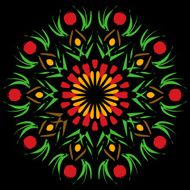 Pomegranate Mandala N2