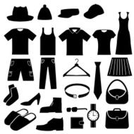 clothes icons set N2
