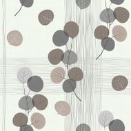Seamless pattern of abstract branches Vector background