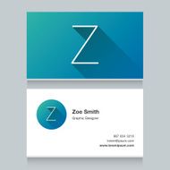 Logo alphabet letter &quot;Z&quot;