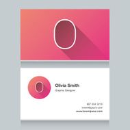 Logo alphabet letter &quot;O&quot;