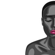 African fashion beauty Woman N2