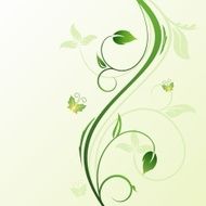 Floral decorative background N4