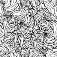 Floral vector seamless pattern N7