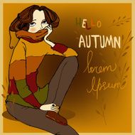 autumn girl N13