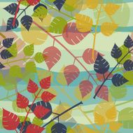 multicolored leaves background