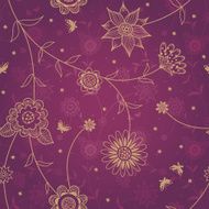 Seamless pattern with flowers N44