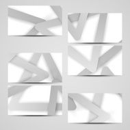 Vector business-card set for your design N71