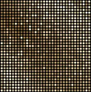 Abstract gold mosaic background