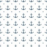 Hipster pattern seamless background with anchor