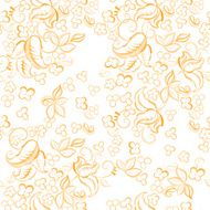 Watercolor floral seamless pattern Vector illustration N7