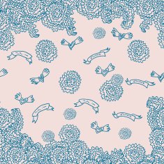 Abstract pattern with curl and swirl N2