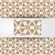 Vector geometric seamless pattern N3
