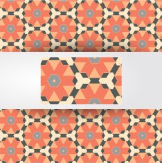 Vector geometric seamless pattern N4