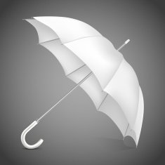umbrella white open
