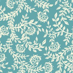 Vintage floral seamless pattern N16