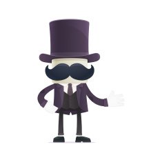 funny cartoon illusionist N5