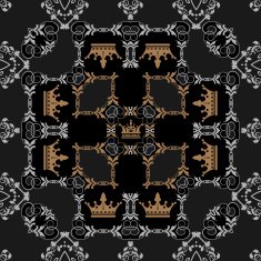 black wallpaper in old style N78