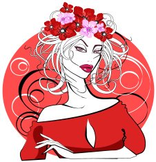 Lady in Red N5