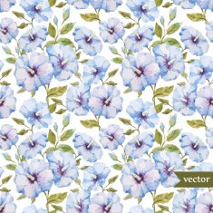 Blue flowers pattern N5