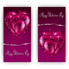 Festive background with gift box balloons