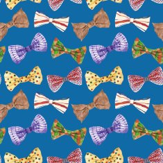 Seamless pattern with bow tie N8