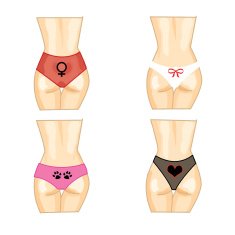 set of women wearing underwear