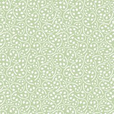 Vintage Detailed Floral Seamless Pattern Background from White Leaves and