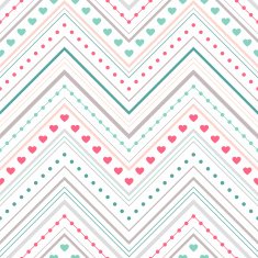Ornament seamless vector pattern Valentine's Day or wedding N2