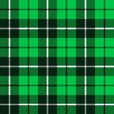 green tartan fabric texture in a square pattern seamless