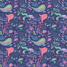 Blue sea pattern