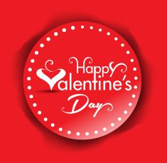 Vector valentine day Text banner Background