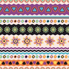 Abstract vector ethnic seamless pattern Wallpaper web page background