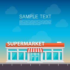 Supermarket on the roadside
