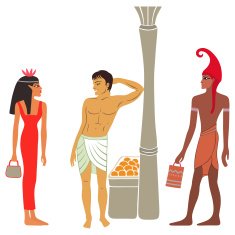 Ancient Egyptian-Greek market negotiations N2