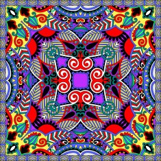 silk neck scarf or kerchief square pattern design N73