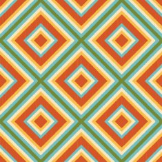 seamless scribble rhombus colorful pattern