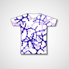 Abstract illustration on t-shirt N140