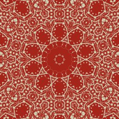 Red Abstract seamless outline colorful vector background