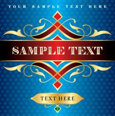 Template frame design for card with place your text N7