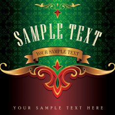 Template frame design for card with place your text N9