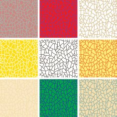 Retro seamless backgrounds set