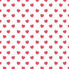 heart background on scribble abstract pattern white Vector