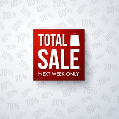 Total sale design template