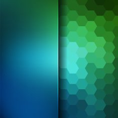 abstract background consisting of hexagons and matt glass N14