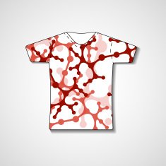 Abstract illustration on t-shirt N141