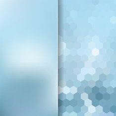 abstract background consisting of hexagons and matt glass N16